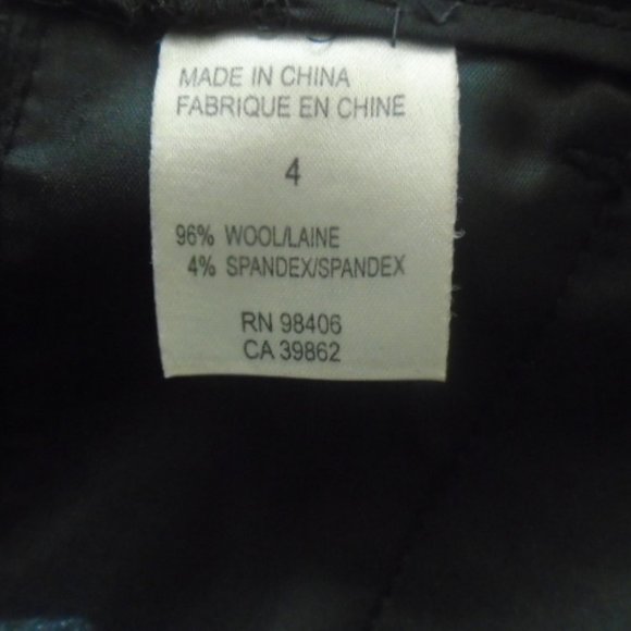 THEORY SIZE 4 BLACK SAMMY STYLE PANTS - Picture 4 of 5